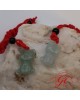 【肌容雪】天然緬甸A貨綠飄花翡翠招財貓吊飾 (款) 編號94