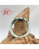 【肌容雪】天然緬甸A貨飄花翡翠手鐲 編號15 (鐲寬 58.0mm #18.5號)