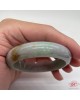 【肌容雪】緬甸天然A貨翡翠福祿壽春帶彩手鐲 編號372(鐲寬 56.8mm #18.5號)