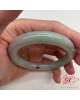 【肌容雪】天然緬甸A貨春彩翡翠手鐲 編號587 (鐲寬57.2mm #18.5號)