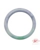 【肌容雪】天然緬甸翡翠手鐲A貨春帶彩美鐲 編號228(鐲寬60mm #19.5號)
