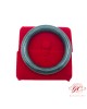 【肌容雪】緬甸天然A貨翡翠海水藍翡翠手鐲 編號684(鐲寬60.0mm #19.5號)