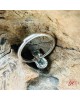 【肌容雪】天然緬甸翡翠A貨貓咪造型戒指附錦盒 編號991(戒圍17.8mm #12號)