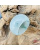 【肌容雪】天然緬甸翡翠A貨綠飄花翡翠戒圈 編號994(戒圍16.1mm #10號)